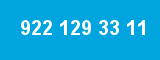 922 129 33 11